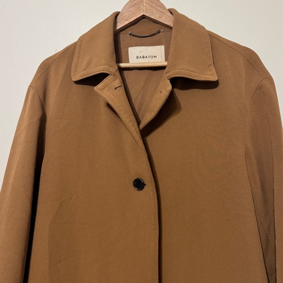 Aritzia Babaton The Stedman Coat Tan Brown Small - Picture 4 of 10